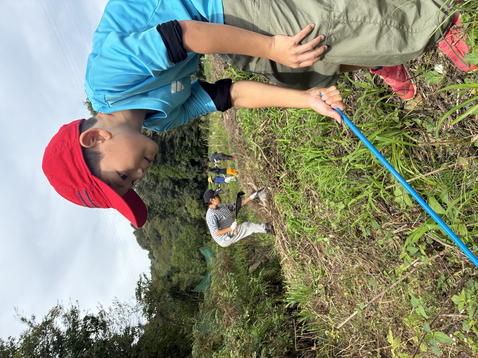 いきもの探検隊の様子
